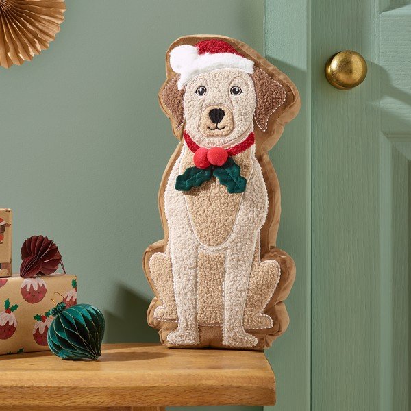 Poduszka dekoracyjna 20x30 cm Christmas Dog – Catherine Lansfield-image-1