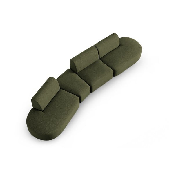 Zielona sofa 412 cm Shane – Micadoni Home-image-2