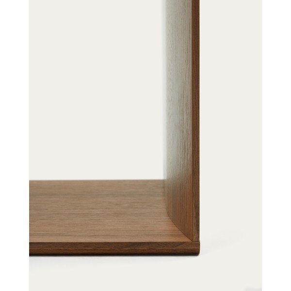 Brązowy modułowy system półek w dekorze orzecha 4 szt. 168x76 cm Litto – Kave Home-image-4