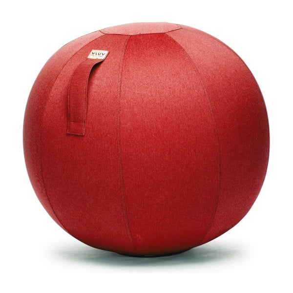 Czerwony piłka do siedzenia VLUV Leiv, Ø 60 - 65 cm