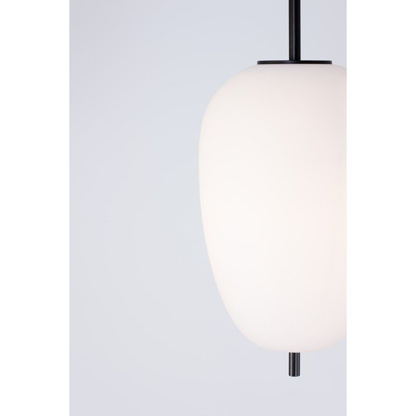 Biała/czarna szklana lampa wisząca ø 27 cm Lato – Nova Luce-image-1