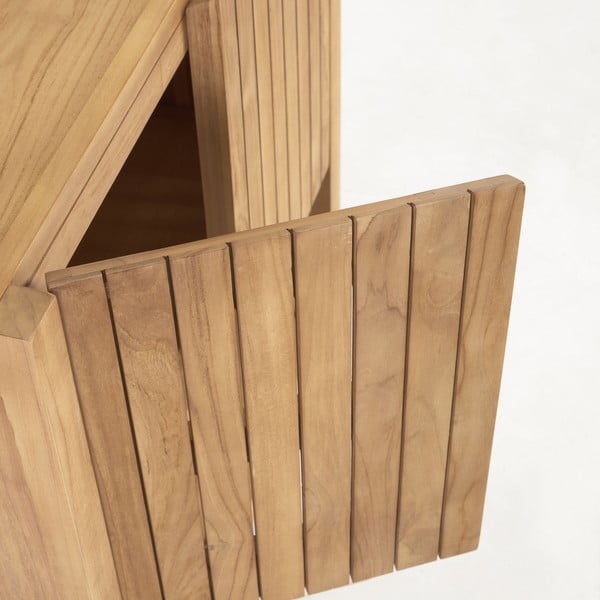 Szafka pod umywalkę z drewna tekowego Kave Home Sunday-image-3