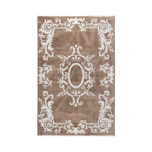 Biało-brązowy dywan dwustronny Vitaus Ally, 77x200 cm-image-4