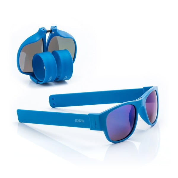 Niebieskie zwijane okulary przeciwsłoneczne InnovaGoods Sunfold ES5
