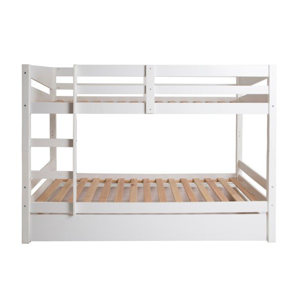 Białe łóżko piętrowe Marckeric Torino, 90x200 cm-image-4