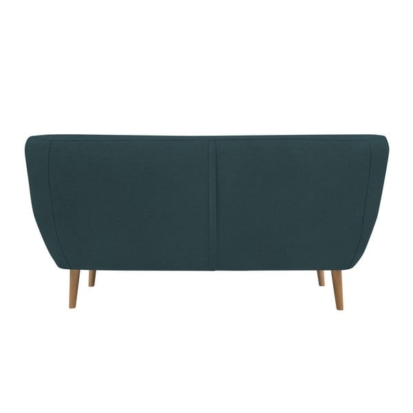 Jasnoniebieska sofa 2-osobowa z jasnymi nogami Mazzini Sofas Sicile-image-1