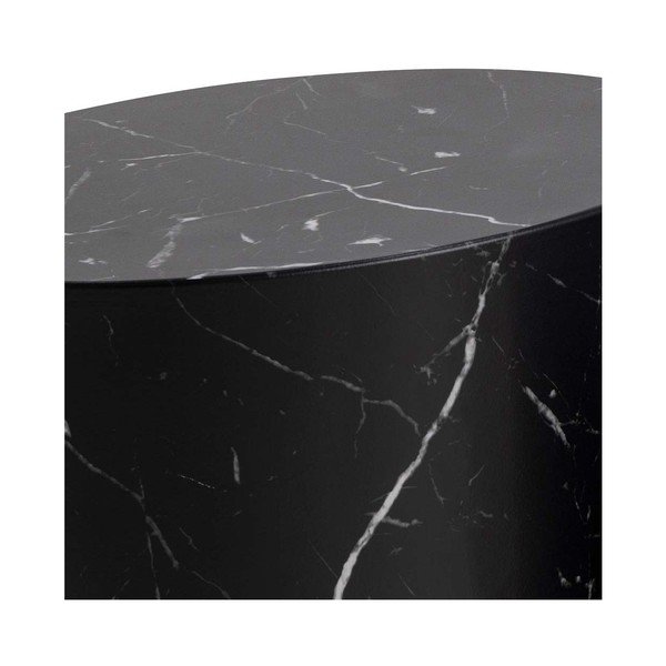 Czarne stoliki w dekorze marmuru zestaw 2szt. 48x33 cm Mice – Actona-image-3