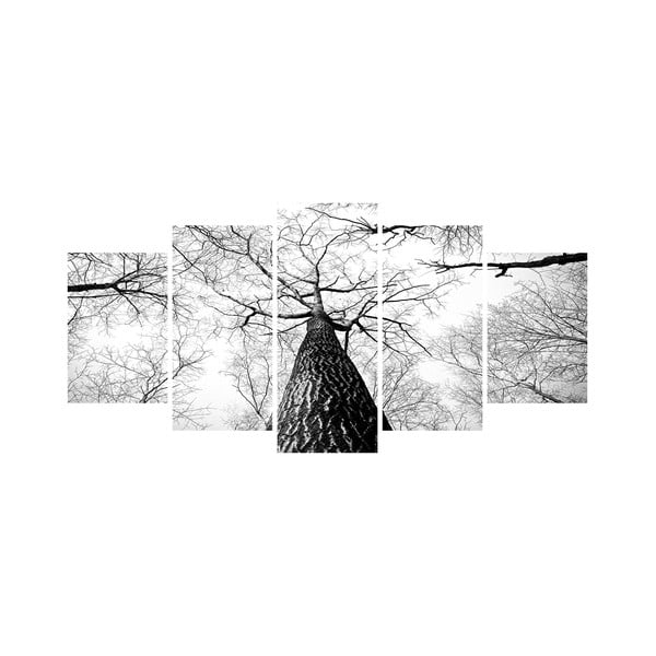 Wieloczęściowy obraz Black&White no. 25, 100x50 cm