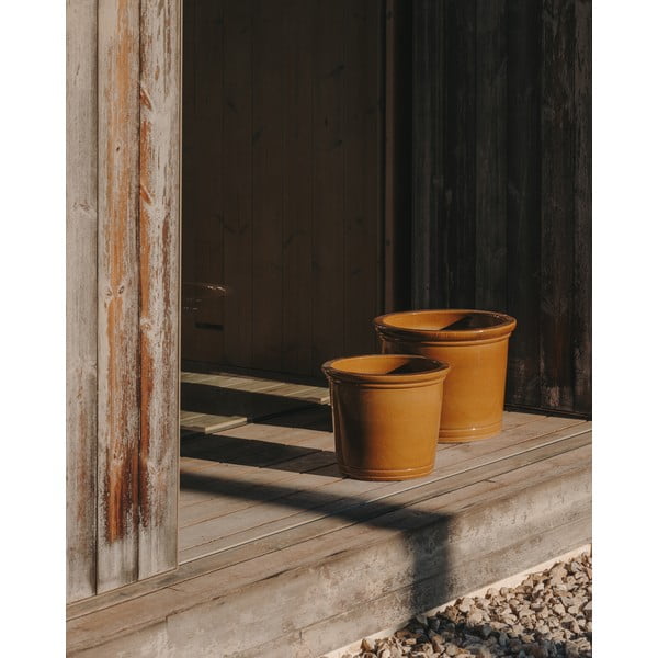 Terakotowe doniczki zestaw 2 szt. ø 47 cm Presili – Kave Home-image-1