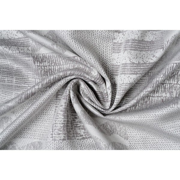 Jasnoszara zasłona 140x245 cm Navona – Mendola Fabrics-image-3