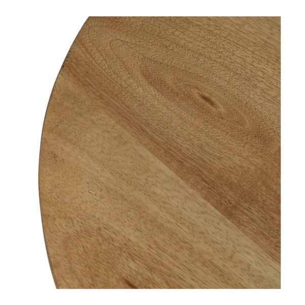 Okrągły stolik z litego drewna mango ø 40 cm Mao – Ixia-image-3