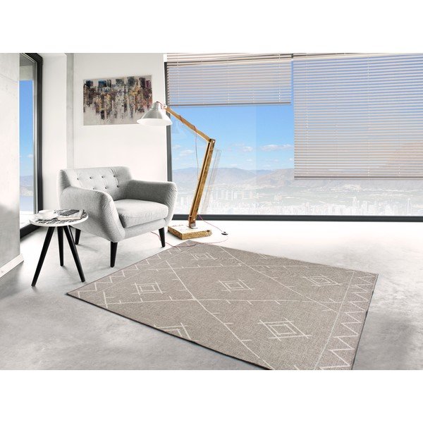 Szary dywan Universal Lino Line, 80x150 cm-image-2