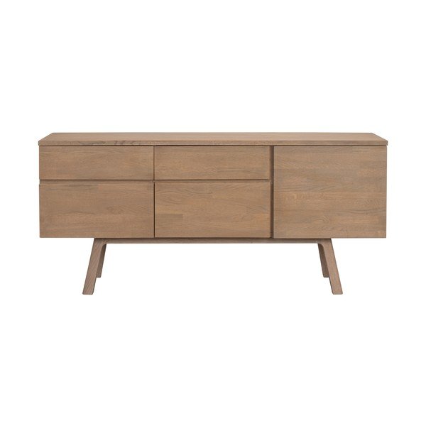 Komoda z litego drewna dębowego w naturalnym kolorze 170x77x42 cm Cleardale – Rowico-image-4