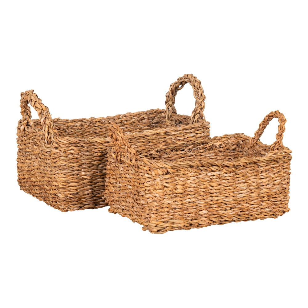 Koszyki z trawy morskiej zestaw 2 szt. 32x23x13 cm Morella – House Nordic