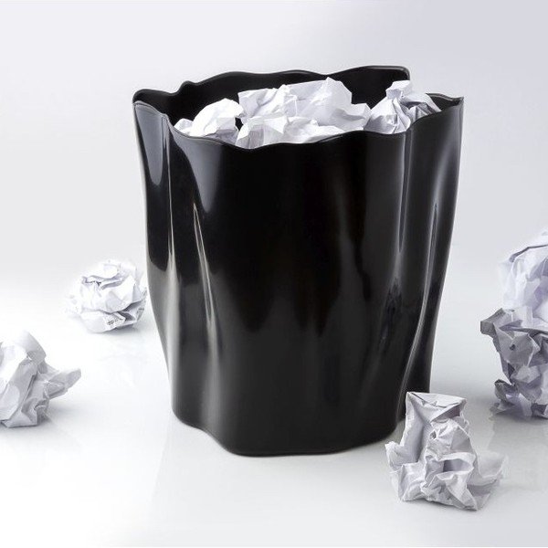 Kosz na śmieci QUALY Flow Bin, czarny