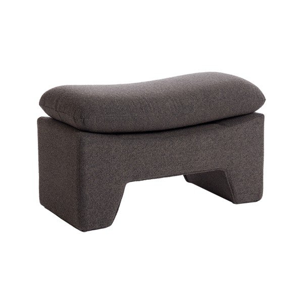 Ciemnobrązowy puf Dasha – Light & Living-image-1