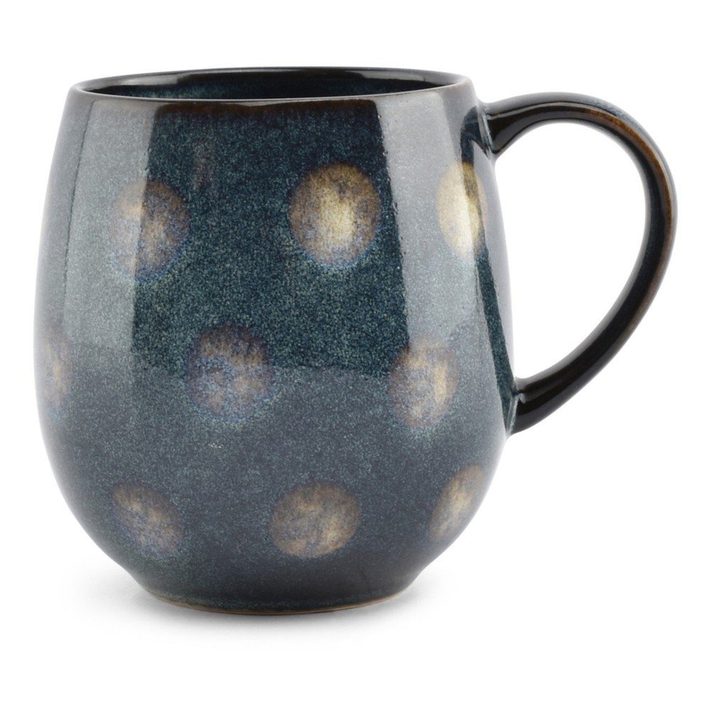 Niebieski kamionkowy kubek 430 ml Muggies – Salt&Pepper