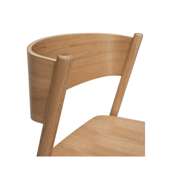 Hoker w dekorze dębu (wysokość siedziska 75 cm) Oblique – Hübsch-image-4