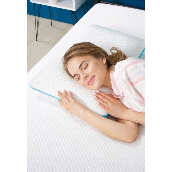 Poduszka ortopedyczna wypełniona pianką pamięciową 35x65 cm – Mila Home-image-1