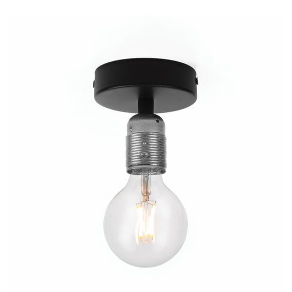 Srebrna lampa sufitowa Bulb Attack Uno Basic
