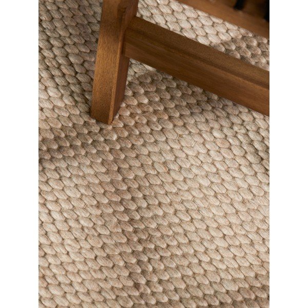 Beżowy wełniany dywan tkany ręcznie 160x230 cm Lyon Beans – Elle Decoration-image-2