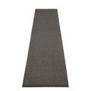 Antracytowy chodnik odpowiedni na zewnątrz 70x300 cm Emm Black Linen – Pappelina