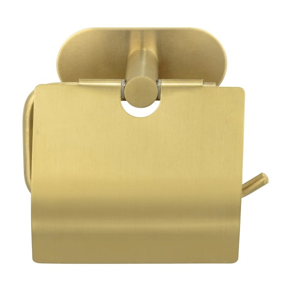 Samoprzylepny uchwyt na papier toaletowy ze stali nierdzewnej Orea Gold – Wenko-image-2