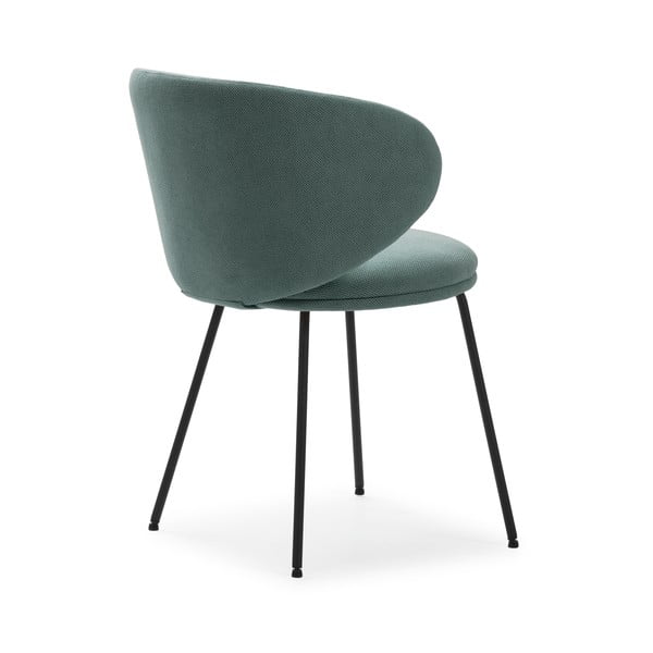 Zielone tapicerowane fotele jadalniane zestaw 2 szt. Rush – Marckeric-image-4