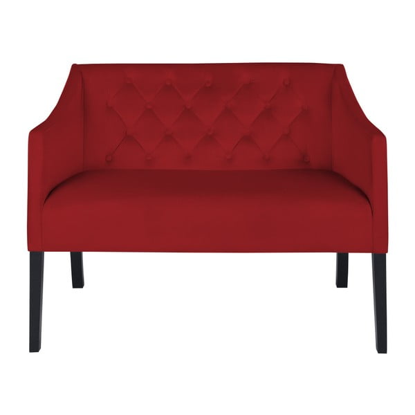 Czerwona sofa 2-osobowa Micadoni Home Mauricio