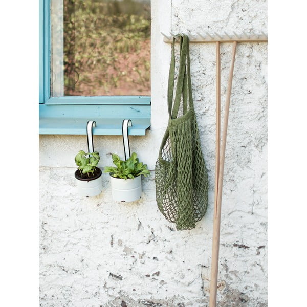Zestaw 2 emaliowanych doniczek wiszących Antic Line Classic-image-1