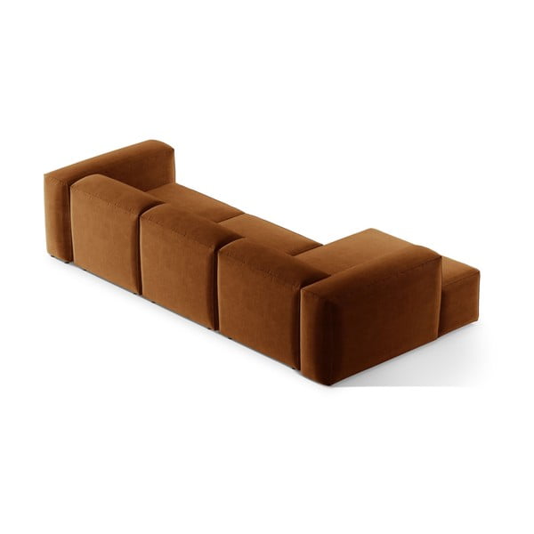 Ceglasty narożnik (lewostronny/z szezlongiem) Bergamo – Cosmopolitan Design-image-4