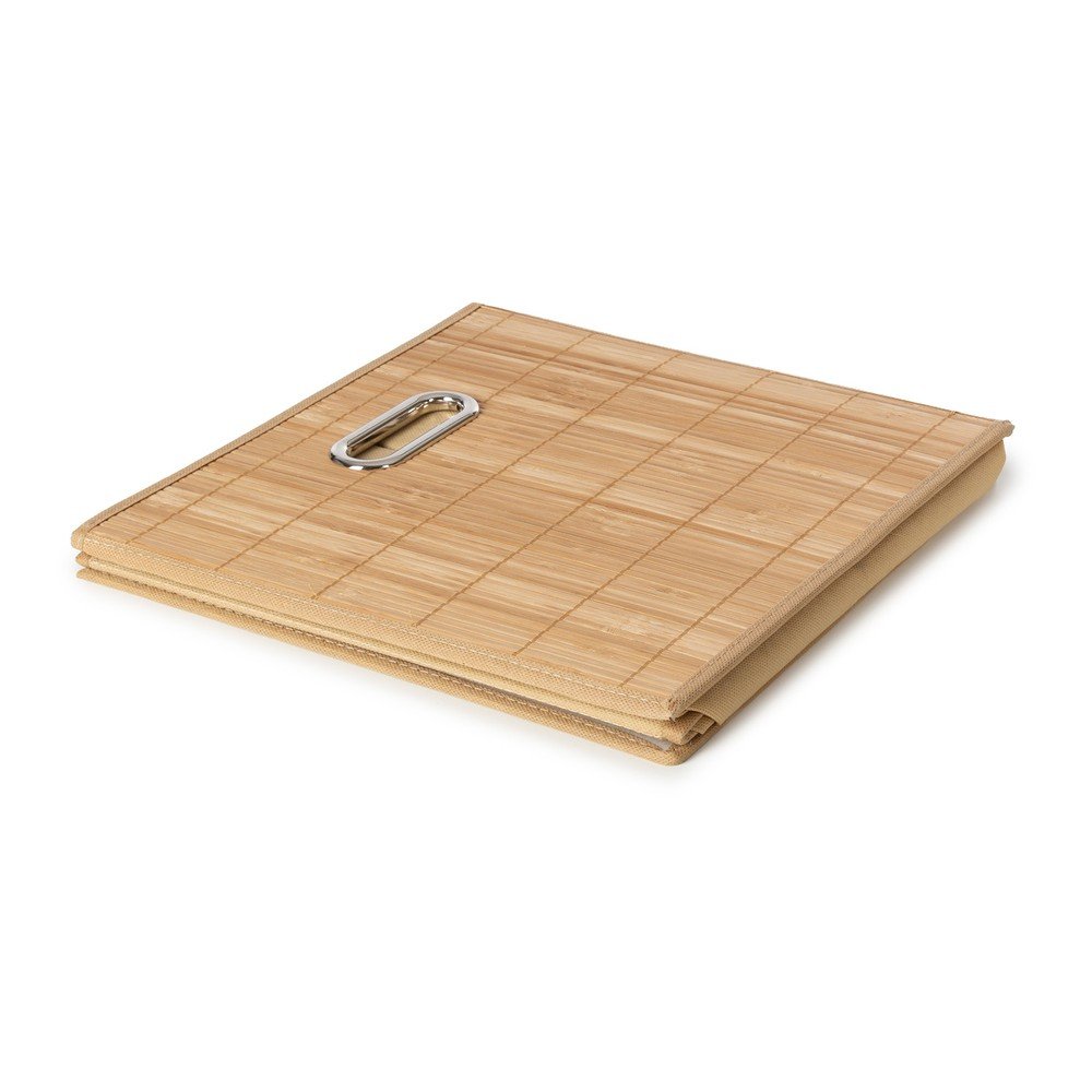Bambusowy koszyk do regału 31x31x31 cm Anji – Compactor (zdjęcie 4)