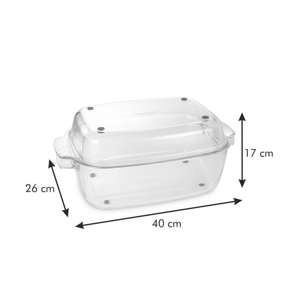 Szklana brytfanna 26x40 cm GrandChef – Tescoma-image-2