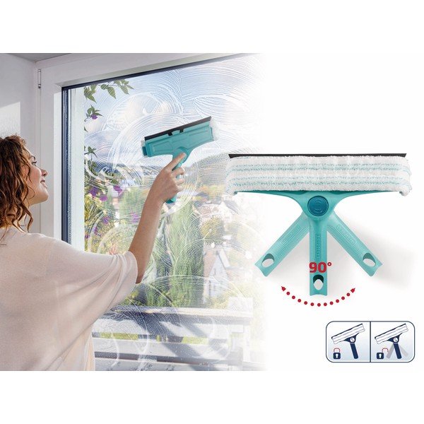 Zielona ściągaczka do okien 32 cm 3in1 – LEIFHEIT-image-1