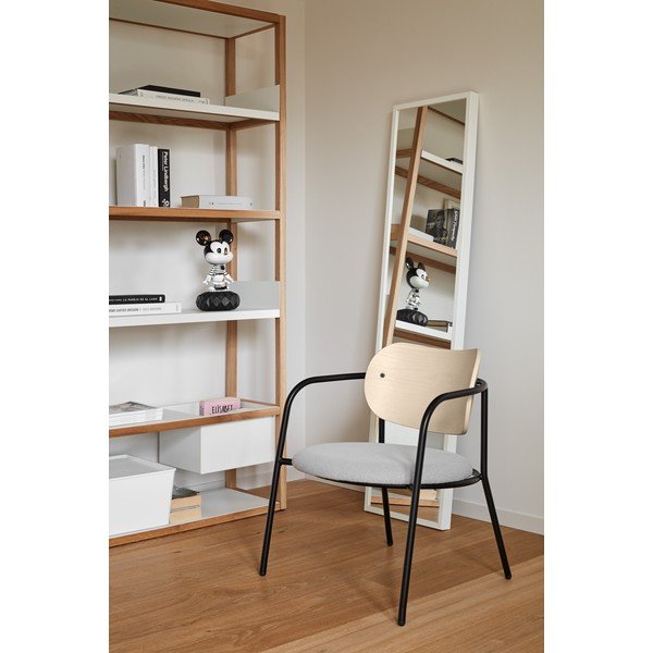 Jasnoszary fotel w dekorze jesionu Eclipse – Teulat-image-2