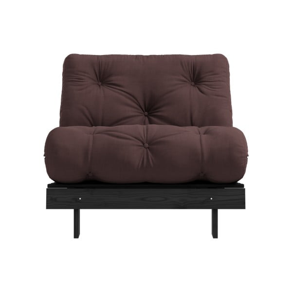 Ciemnobrązowy fotel Roots Black Night – Karup Design-image-3