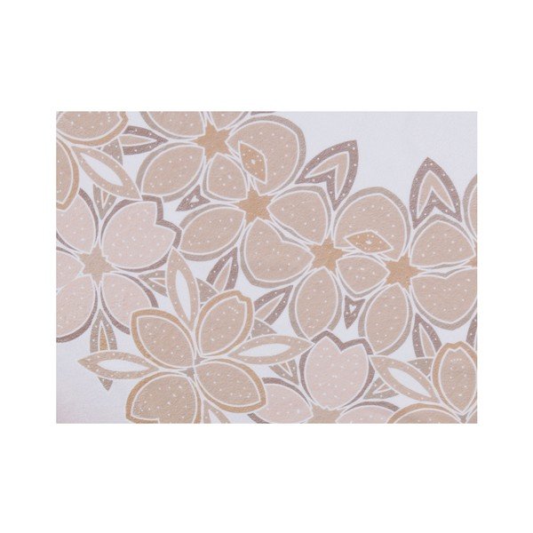 Kolorowy ręcznik plażowy ze 100% bawełny Flora, ⌀ 150 cm-image-2