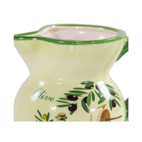 Zielony dzbanek ceramiczny Olive-image-1