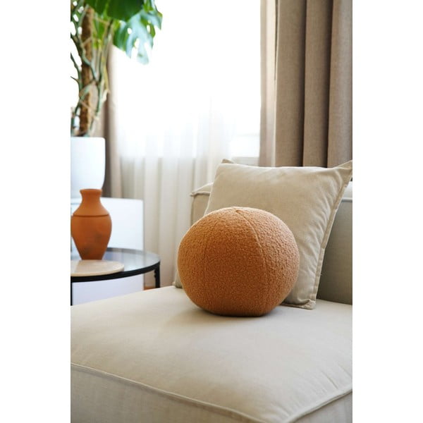 Poduszka dekoracyjna z materiału bouclé ø 25 cm Top – Mioli Decor-image-3