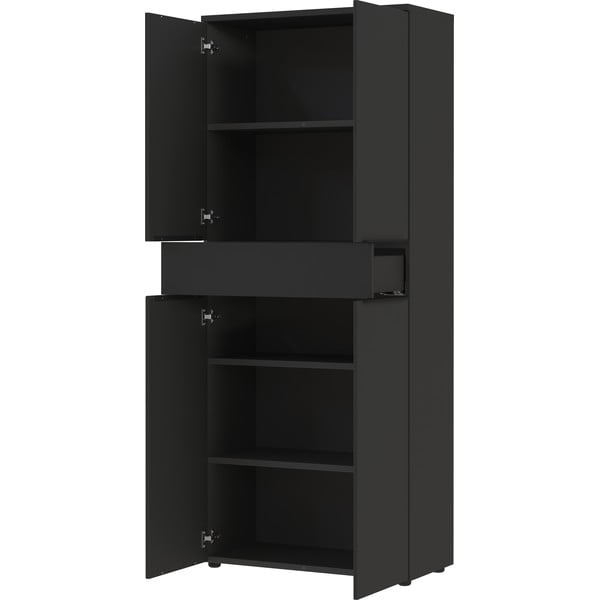 Antracytowa szafa 81x197 cm Mailand – Germania-image-3