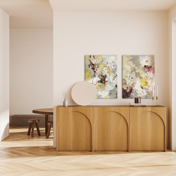 Obraz z ręcznie malowanymi elementami 60x80 cm Free Play 1    – Malerifabrikken-image-1