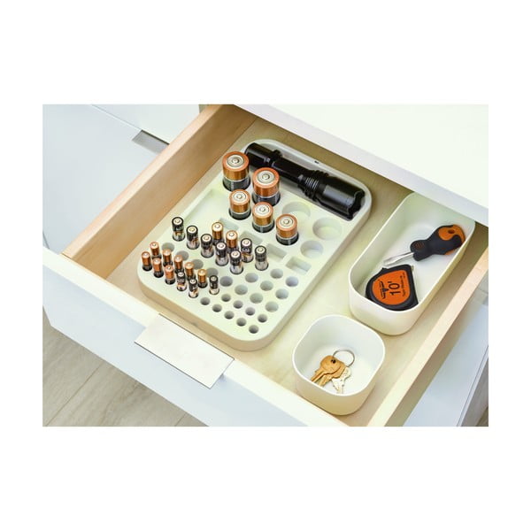 Biały pojemnik iDesign Eco Bin, 9,14x9,14 cm-image-4