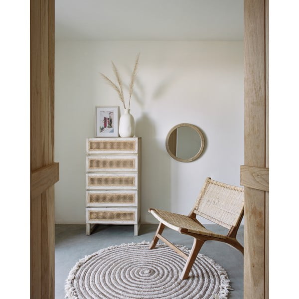 Naturalny dywan z juty Kave Home Gisel, ø 120 cm-image-1