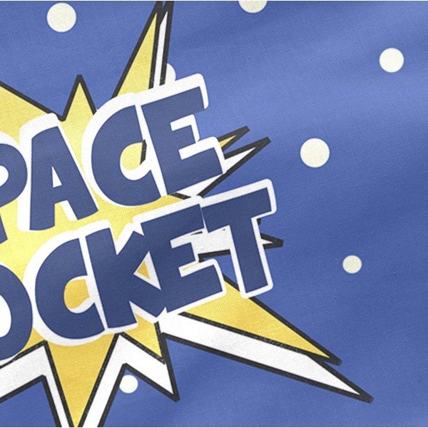 Bawełniany ochraniacz do łóżeczka Mr. Fox Space Rocket, 210x40 cm-image-2