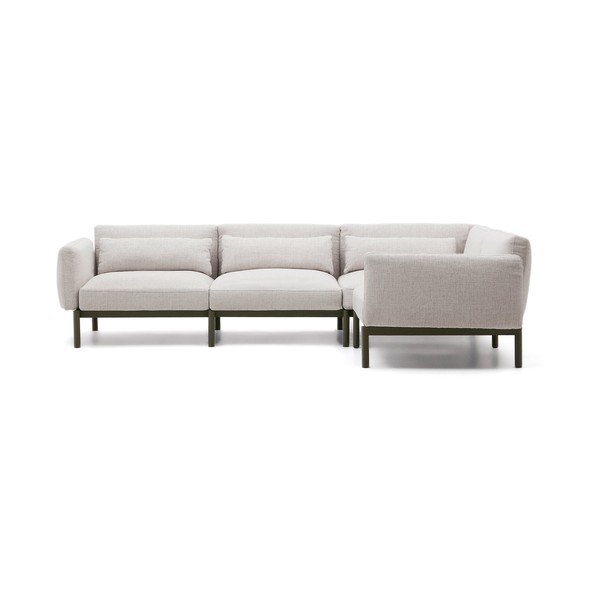 Jasnoszara modułowa sofa ogrodowa 292 cm Sorells – Kave Home-image-2