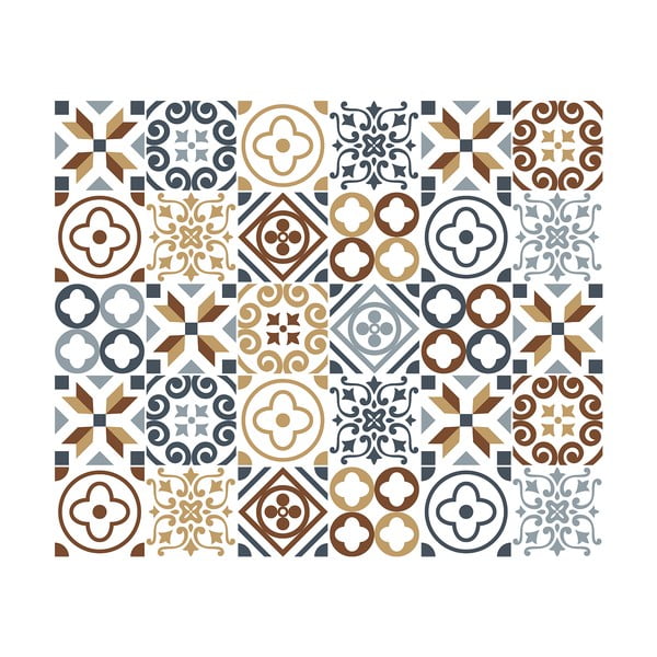 Komplet 30 dekoracyjnych naklejek ściennych Ambiance Ninocito, 15x15 cm-image-2