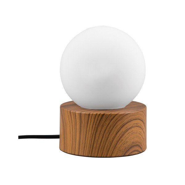 Biało-naturalna lampa stołowa (wys. 17 cm) Countess – Reality