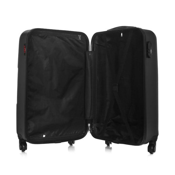 Czarna walizka na kółkach Hero Coronado, 61 l-image-2