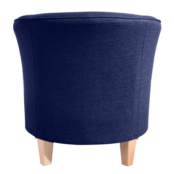 Granatowy fotel Max Winzer Livia Dark Blue-image-3