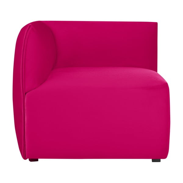 Różowy modułowy fotel narożny Norrsken Ebbe